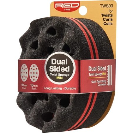 Red by Kiss Dual Sided Twist Sponge Mini Hair Brush