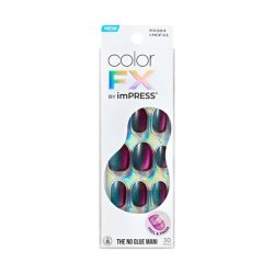 Kiss Self-Adhesive Nails Impress Color Fx Before Hours - 30 Pieces