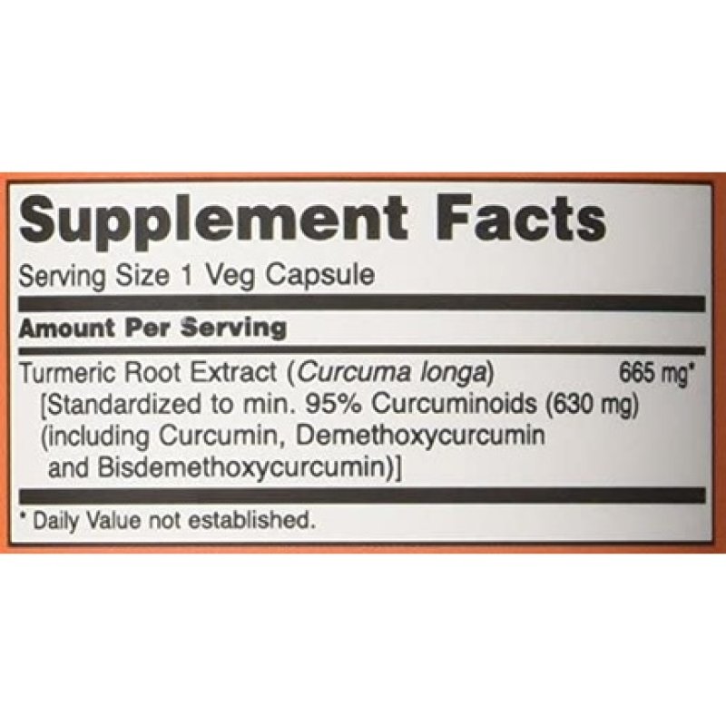 Curcumin Supplement 120 Capsules