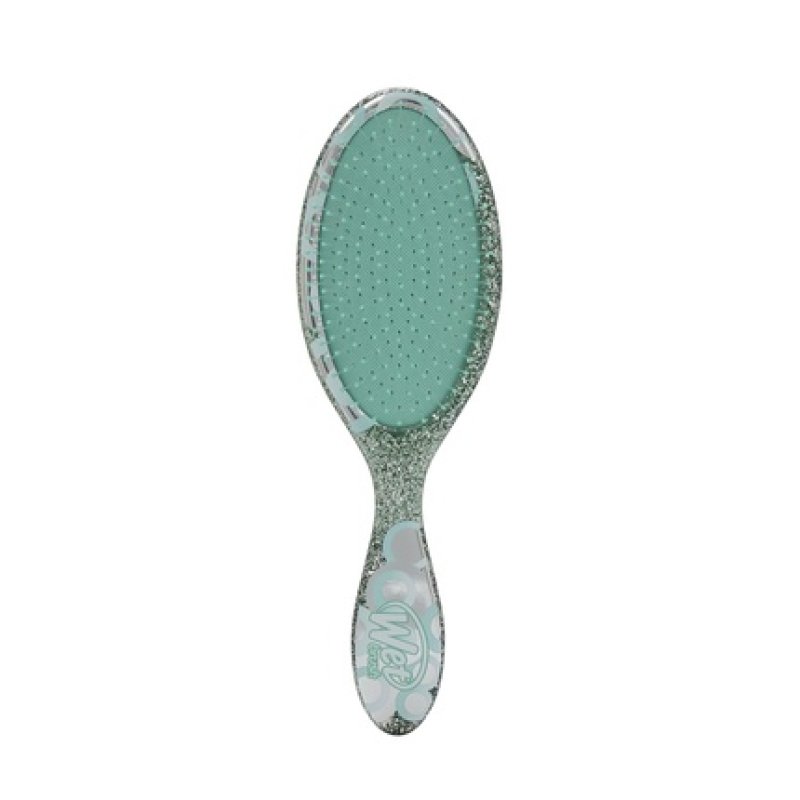 Wet Brush Original Detangler Hair Brush Teal Groovy Disco Ultra-Soft IntelliFlex Bristles 1 Count