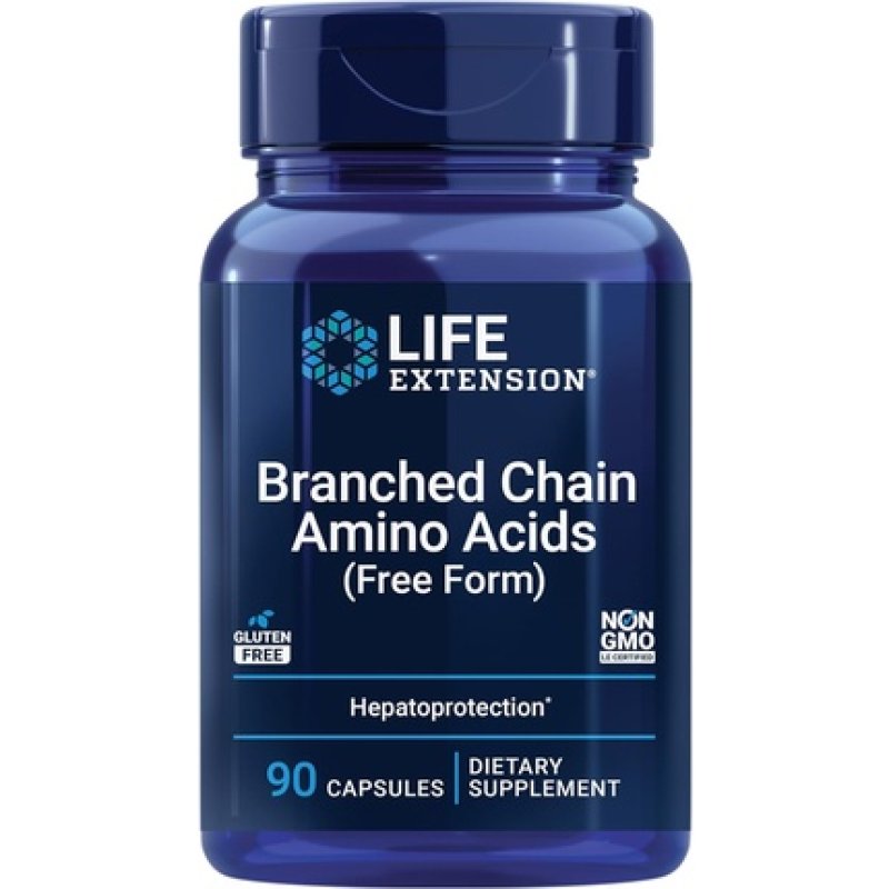 Life Extension Branched Chain Amino Acids BCAA Supplement Essential Nutrition L-Leucine L-Isoleucine L-Valine for