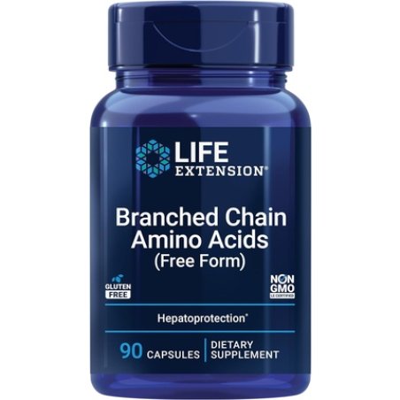 Life Extension Branched Chain Amino Acids BCAA Supplement Essential Nutrition L-Leucine L-Isoleucine L-Valine for
