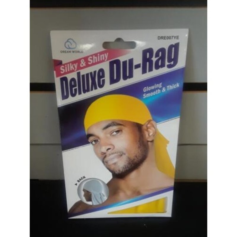 Smooth & Thick Shiny & Silky Deluxe Durag Yellow