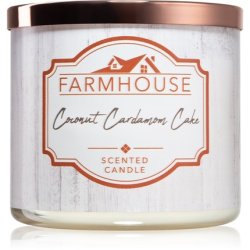 Kringle Candle Farmhouse Coconut Cardamom Cake Candle - 411 g
