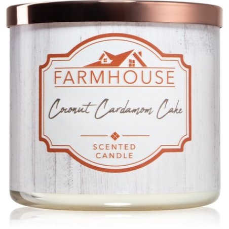 Kringle Candle Farmhouse Coconut Cardamom Cake Candle - 411 g