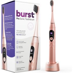 Burst Pro Sonic Advanced Electric Toothbrush for Adults Rose Gold - Soft