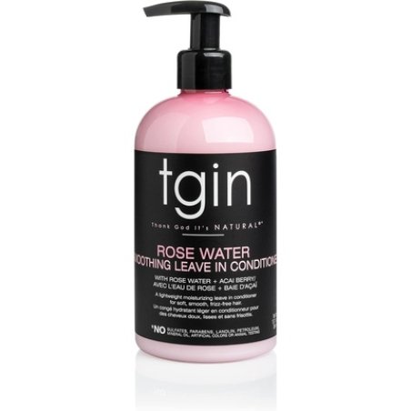 Tgin Rose Water Smoothing Leave-In Conditioner for Natural Hair - Protective