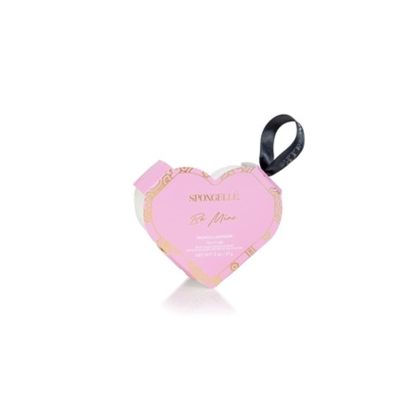 Spongelle Be Mine Shower Gel Heart Shape French Lavender