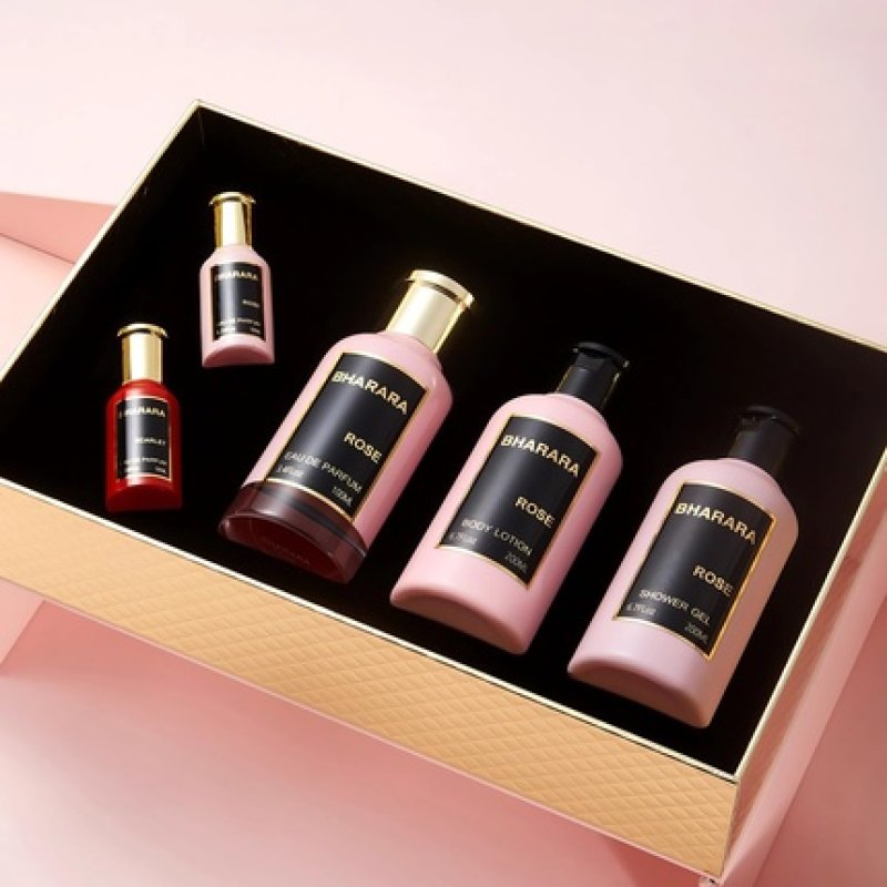 Bharara Rose Bath & Body Eau De Parfum Gift Set for Women