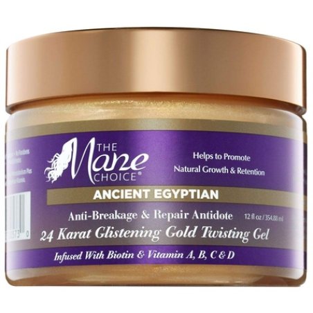 The Mane Choice Ancient Egyptian Anti-Breakage & Repair 24 Karat Gold Twisting Hair Gel 12oz