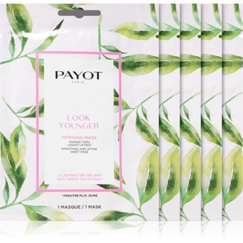 Payot Morning Mask Look Younger - Sheet mask for lifting effect, 5 pieces