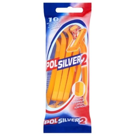 Polsilver Platinum Double-Edge Razor Blades Pack Of 10