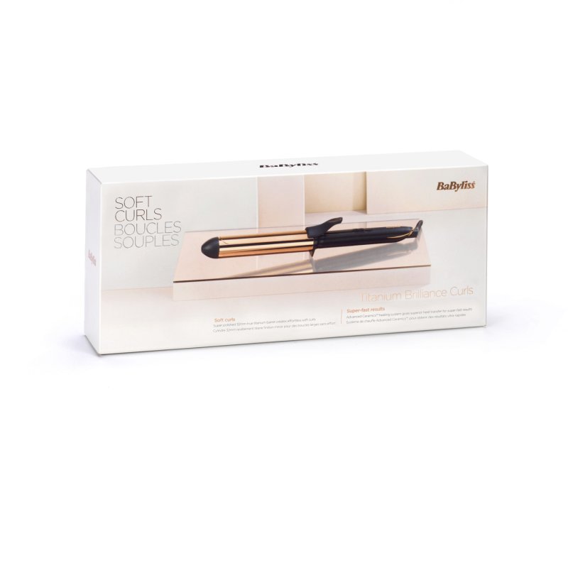 BaByliss C459E brosse soufflante et fer à lisser Fer à friser À chaleur Noir 2,5 m