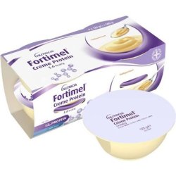 Nutricia Fortimel Cream Protein Special Dietary Supplement Cream With Vanilla Flavor - 1.6 Kcal, 4 X 125 Grams