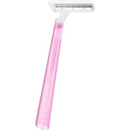 BIC Twin Lady Disposable Razors with 2 Stainless Steel Blades and Lightweight Handles Assorted Colours 10 count