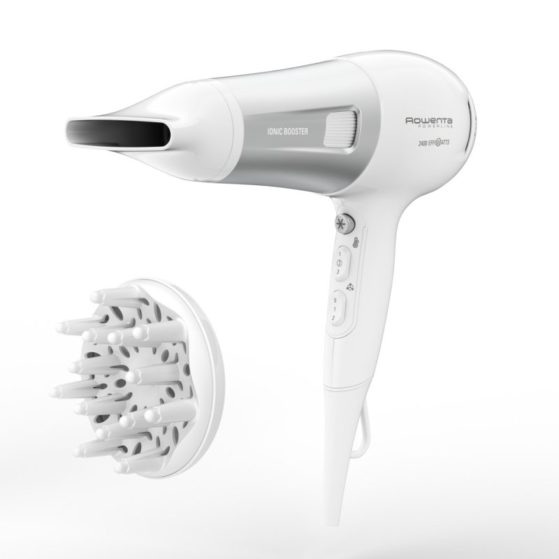 Rowenta Powerline Hair Dryer with Ion Function and Diffuser 6 Speed/Temperature Settings CV5930F0