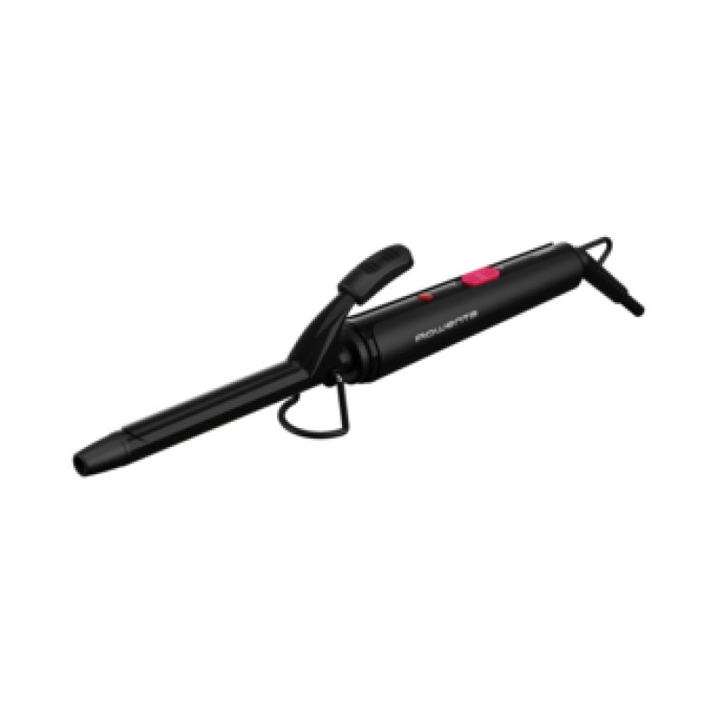 Rowenta CF2133F0 brosse soufflante et fer à lisser Fer à friser À chaleur Noir, Rose 25 W