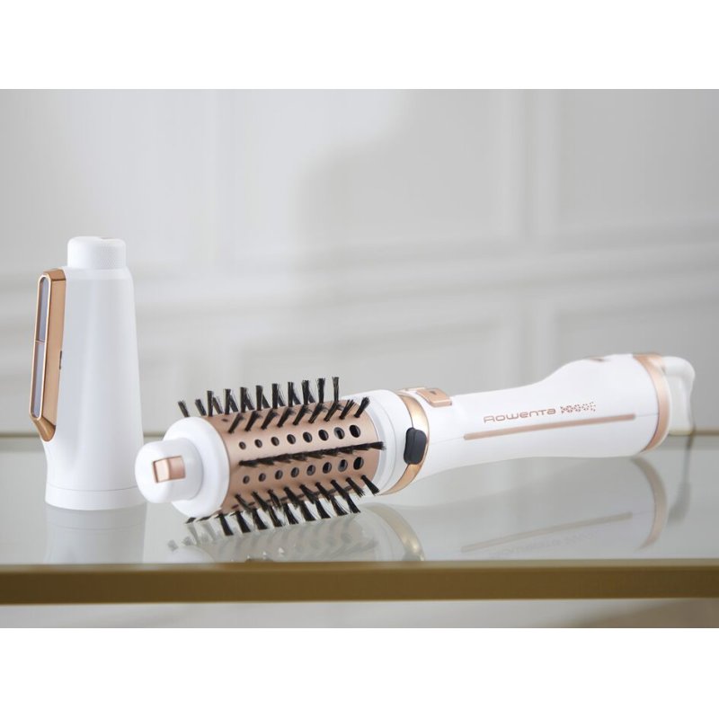Rowenta CF9720 Brush Activ' Ultimate Care Rotating Hot Air Brush 2-in-1 Styling with Ceramic Coating and Ion Booster