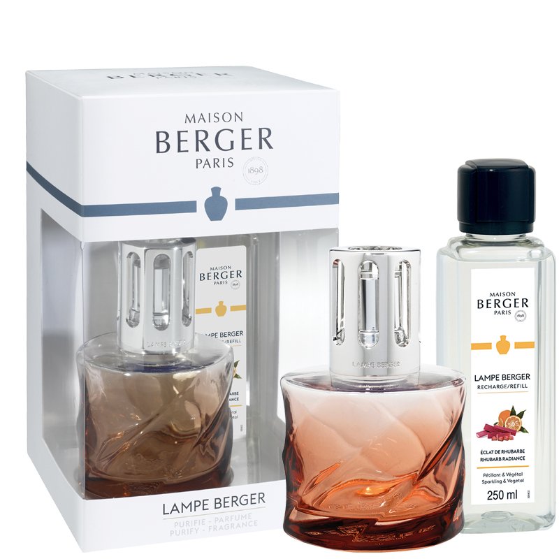 Amber-Pink Spiral Lampe Berger Gift Pack