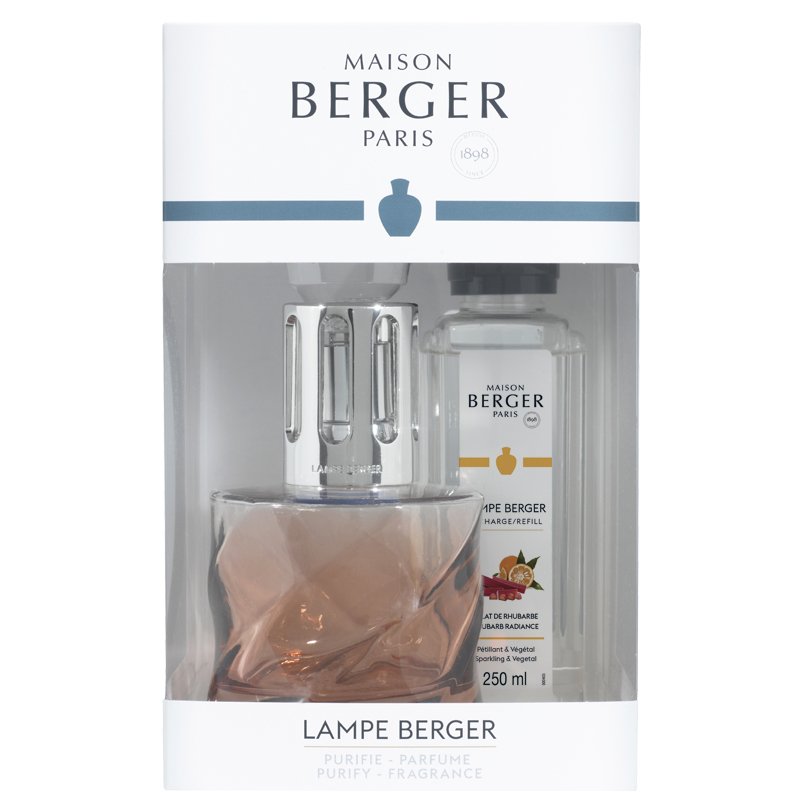 Amber-Pink Spiral Lampe Berger Gift Pack