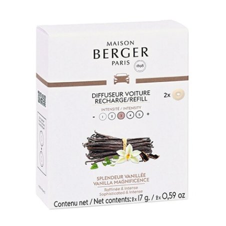 Maison Berger Paris Vanilla Magnificence Car Diffuser Refill - 2 Pieces