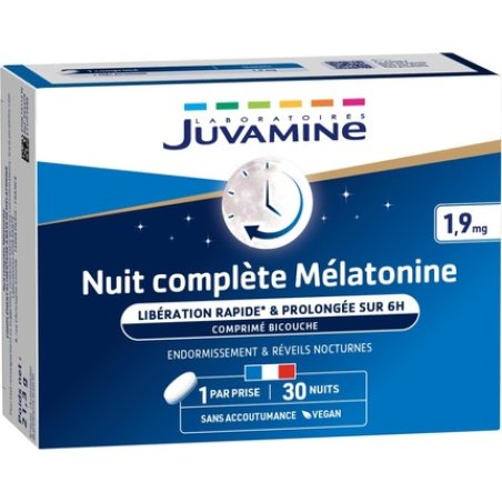 Juvamine Complete Night Melatonin 1.9mg Sleep Aid