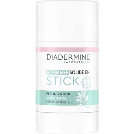 Diadermine Matcha Tea Solid Face Exfoliant Stick 40g - 98% Natural Origin - For All Skin Types