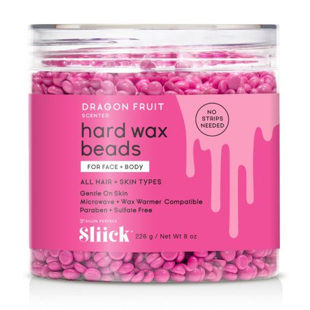 Sliick Dragon Fruit Hard Wax 8oz 226g Home Waxing Hair Removal Salon Perfect