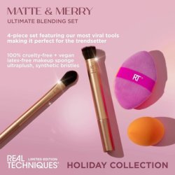 Real Techniques Matte & Merry Ultimate Blending Kit 4 Piece Limited Edition