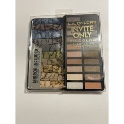 L.A. Colors Matte & Shimmer Eyeshadow Palette 0.78 oz
