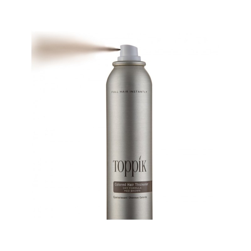 Toppik Colored Hair Thickener Dark Brown Spray for Thinning Hair 5.1oz