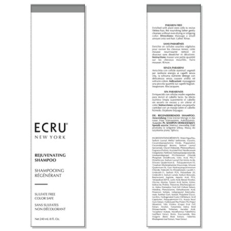 Ecru New York Rejuvenating Shampoo 8 Fl Oz