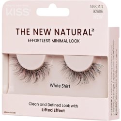 KISS The New Natural False Eyelashes Full Strip Lash 01 1 Pair
