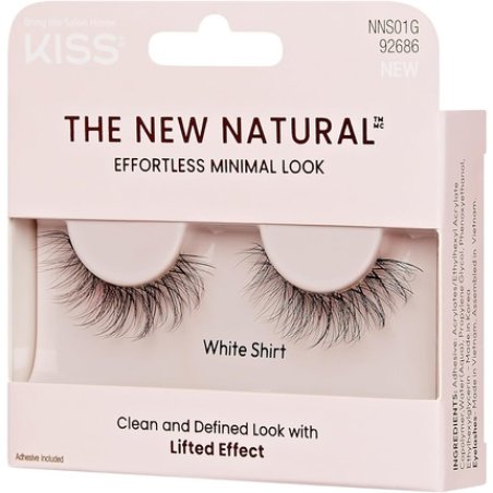 KISS The New Natural False Eyelashes Full Strip Lash 01 1 Pair