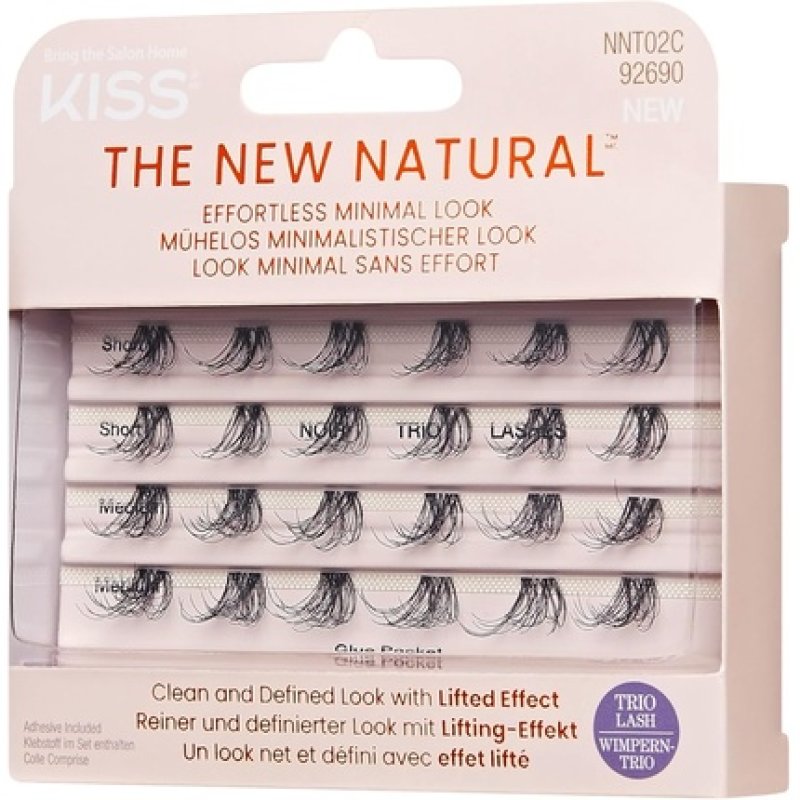 KISS The New Natural Trio False Eyelashes Clusters 02 24 Wisps