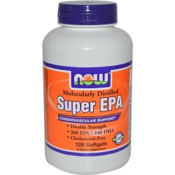 NOW Foods Super Omega EPA Molecularly Distilled Softgels 120