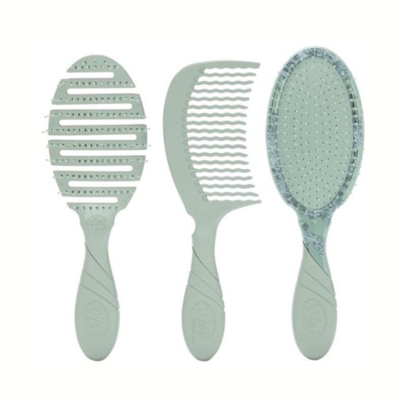 Wet Brush Pro Detangler Modern Stone Kit - Mint Green By Wet Brush