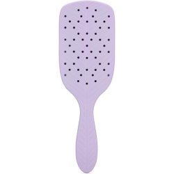 WetBrush Go Green Paddle Detangler for Thick Hair with Intelliflex Bristles Purple