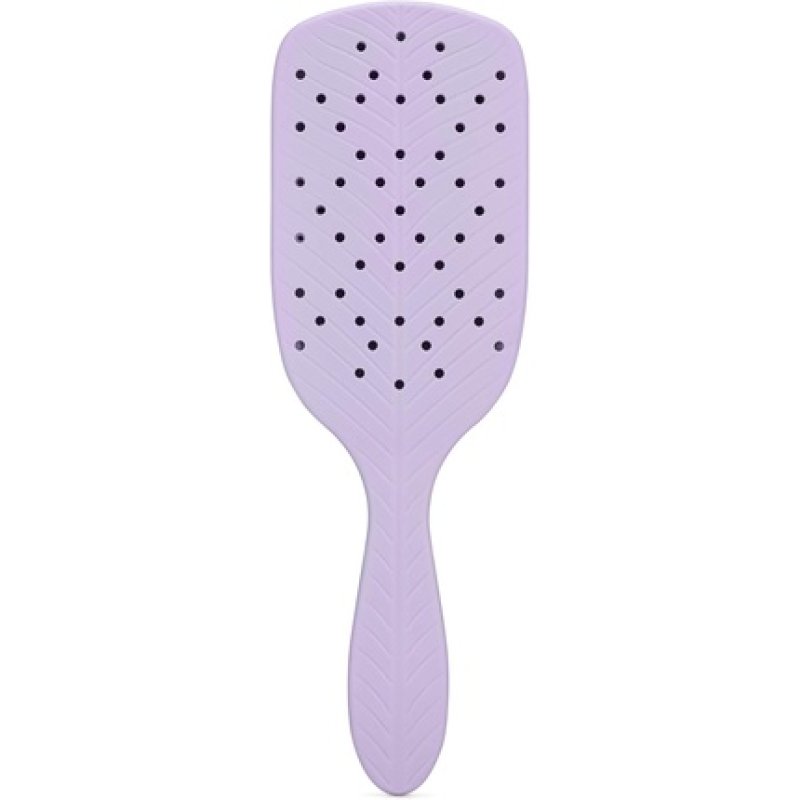 WetBrush Go Green Paddle Detangler for Thick Hair with Intelliflex Bristles Purple