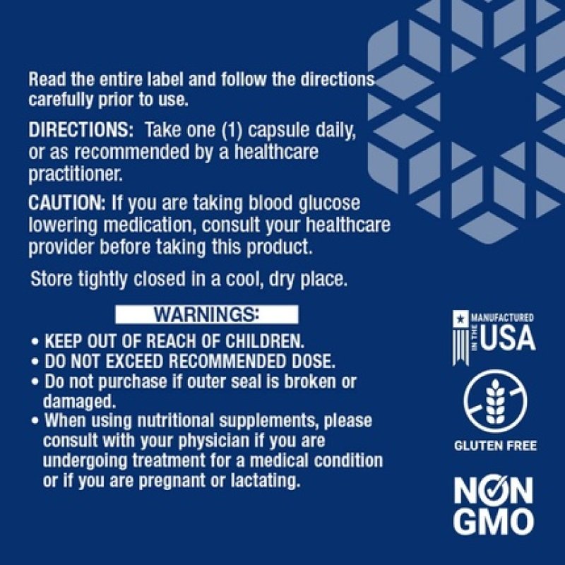 Optimized Chromium with Crominex 3 500mcg 60 Vegetarian Capsules