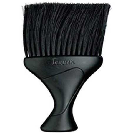Black Plastic Handle with Black Bristles