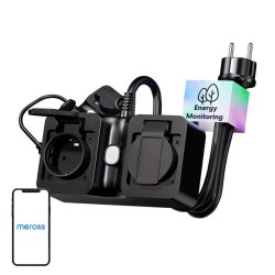 Meross MOP320MA-EU WiFi smart power strip, outdoor, IP44 (Matter)