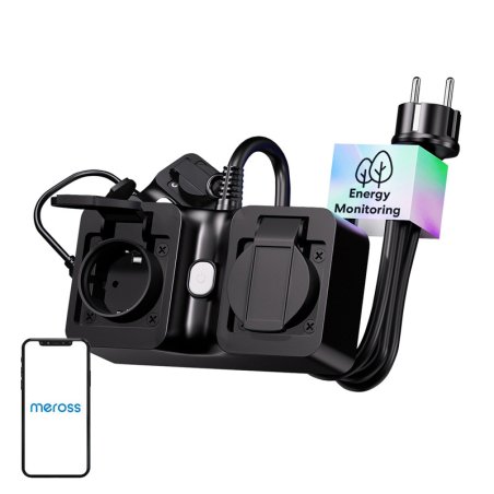 Meross MOP320MA-EU WiFi smart power strip, outdoor, IP44 (Matter)