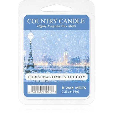 Country Candle Christmas Time In The City wax for aromatic lamp - 64 g