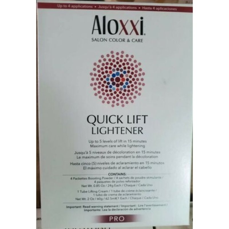Aloxxi Pro Quick Lift Lightener Up to 5 Levels of Lift