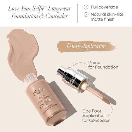 Pur Beauty 4-In-1 Love Your Selfie Foundation & Concealer - Longwear Full