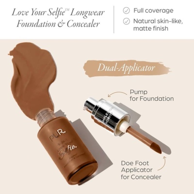 Pur 4-In-1 Love Your Selfie Longwear Foundation & Concealer Dn5