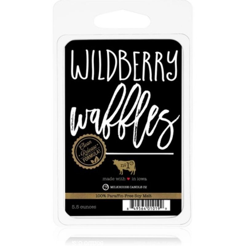 Milkhouse Candle Co. Farmhouse Wildberry Waffles Soy Wax Aromatic Lamp Candle - 155g