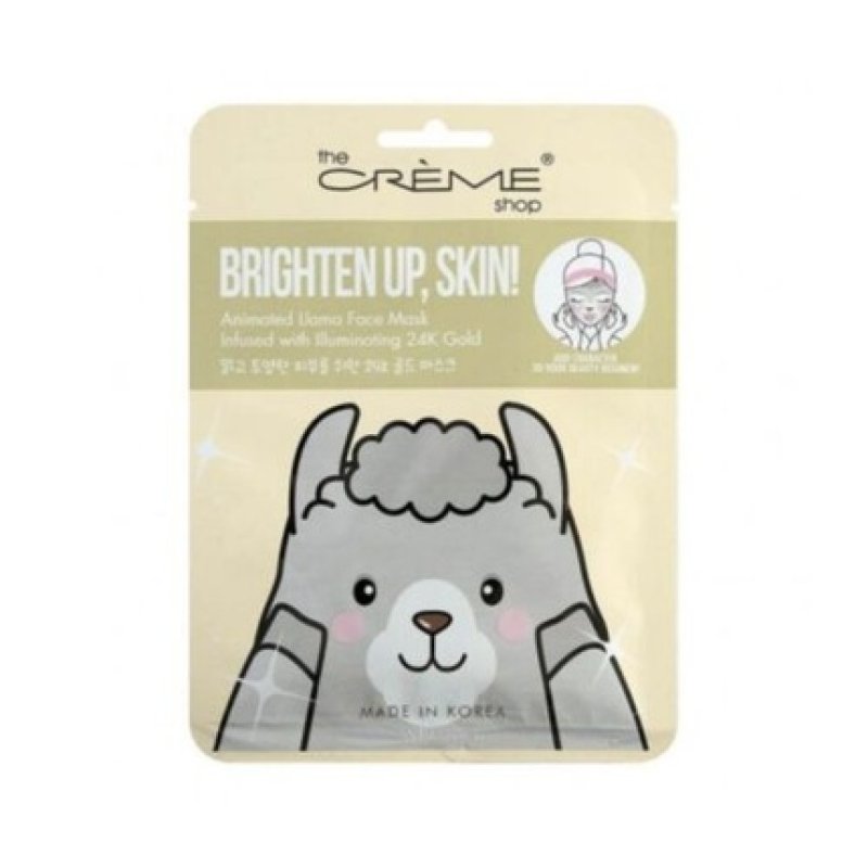 The Creme Shop Brighten Up, Skin! Hydrating mask Women 25 g Sheets