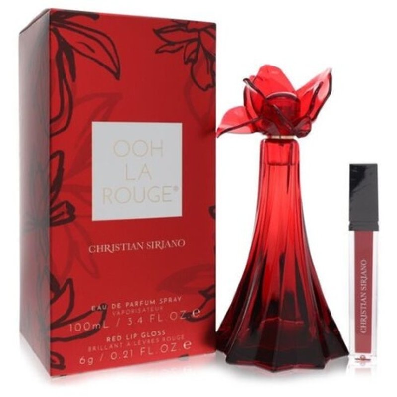 Christian Siriano Ooh La Rouge Christian Siriano EdP with 0.21 oz Red Lip Gloss 3.4